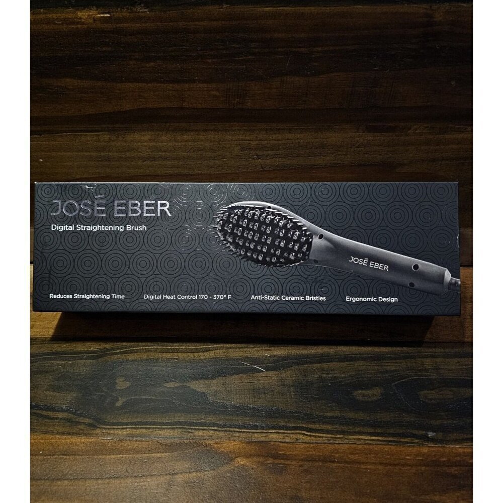 José Eber Digital Straightening Brush Tested Works Amazing